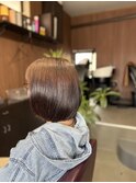 【大人可愛い】ツヤツヤまるみボブ