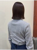 〈浅草 半個室〉切りっぱなしボブ×アッシュブラウン
