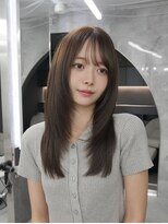 マウル トーキョー 銀座(MAEUL TOKYO) 韓国レイヤーカット ミルクブラウン 似合わせ 銀座