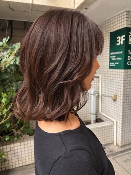 スタンド バイ ヘアー アンド コーヒー 恵比寿(STAND By HAIR & Coffee) 深みのあるブラウンカラー