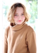 ノラ ヘアーサロン(NORA HAIR SALON) NORA【ERI】小顔似合わせ前髪カット外国人くせ毛風カールボブ