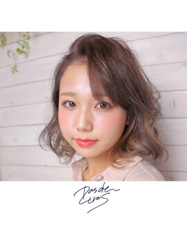 パドトロワ(Pas de trois) かきあげバング×ゆるふわボブ