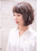 【ゆる巻きショート】カット&カラーはLOAOLにお任せください♪