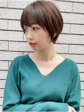ロンド 銀座(Lond) 【銀座◇成田】ココアベージュ丸みショート大人可愛い小顔ボブ