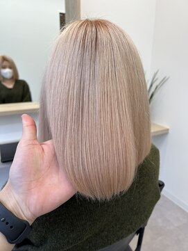 コージークルー(cozy creww) ★20代30代ハイトーン透明感カラーピンクベージュブリーチ