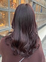 ロンドエニカ 大宮(Lond enika)&nbsp;前髪パーマアッシュカラーレイヤーロンググレーベージュ[大宮]