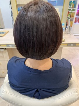 アッシュ 仙川店(Ash) 40代50代60代ショートから伸ばしてボブヘアに