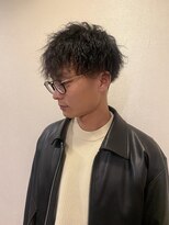 銀座マツナガ 浅草店&nbsp;10代20代人気！ツーブロマッシュツイストスパイラルパーマ
