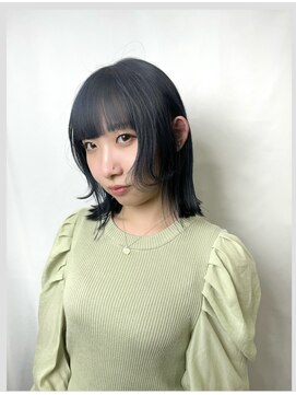 サラ 新宮店(SARA) ミディアムスタイル+顔周りレイヤー