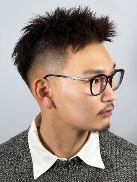プレミアムバーバー 目黒店(PREMIUM BARBER produce by HIRO GINZA) ツーブロアップバング