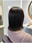 切りっぱなしスタイル