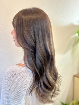 ヘアーガーデンスカイ(hair garden SKY)の写真/【可部】オリジナルカラーで透け感UPの感動的な仕上がり☆360°どこから見ても可愛いスタイルが叶う♪