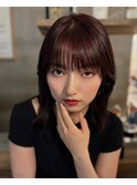 顔周りレイヤーボブで垢抜け小顔カット/前髪あり前髪なし/恵比寿