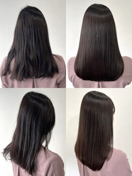 エヌポータル(N portal)の写真/【髪質改善縮毛矯正取扱店】髪質に合わせた縮毛矯正をご提案。手触り最高の艶髪を是非♪〔大分/縮毛矯正〕