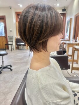 ラポール 柏店(RAPPOR) 丸みショート/ニュアンスカラー/20代30代40代