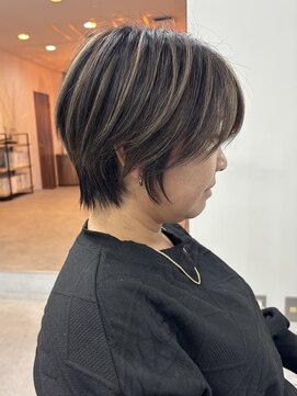 ウル 岡山駅店(ULu.) ハイライトハイトーンダブルカラー20代30代40代前髪ブリーチ