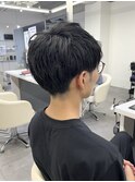 メンズカット/刈り上げ低めのナチュラルショートスタイル