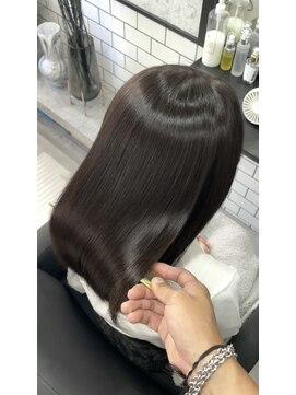 アンド(ANDO) 【髪質改善】ULTOWA×silmere pro&水素カラー