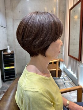 ムード(MOOD,) 暗めカラー/グランマッシュ[レイヤーカット/髪質改善/銀座]