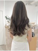 ふわっとレイヤー/巻き髪レイヤー/グレージュカラー