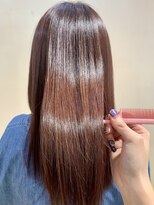 ルルバイアズール 草加店(LULU by azule)&nbsp;髪質改善カラー，ピンクブラウン，ツヤカラー【草加】