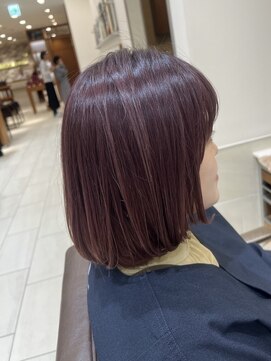 ピークアブー アヴェダ アトレ恵比寿(PEEK-A-BOO AVEDA) ボブ　ベリーピンク