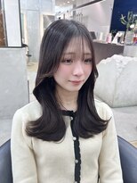 ロンドシエル 横浜(Lond ciel)&nbsp;オリーブグレー/韓国レイヤーカット/マロンベージュ/黒髪/小顔