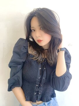 マリアバイアフロート(Maria by AFLOAT) 〈藤間〉レイヤーミディアム/顔まわりレイヤー/くびれヘア