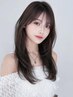 【柔らかく自然な髪へ♪】コスメ縮毛矯正+カット