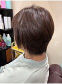 白髪ぼかし×ふんわり若見えショート