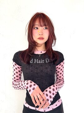ノットイコール(not equal) Deep red × layer