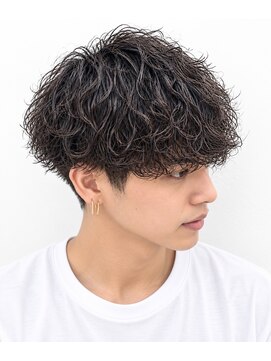ナチュラル 南越谷店(Natural) 【浅利】メンズ波巻きスパイラルマッシュ