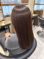 ヘアリゾート粋 トゥジュ 池袋東口店(tujuh) 透明感カラー/ショコラブラウン/ストレートロング