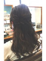 ペイジバイネオリーブ 吉祥寺店(Paige by Neolive) なみなみクルリンパとロープあみのハーフアップ