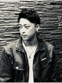 形状記憶パーマスタイル、メンズショートツーブロック＜理容室＞