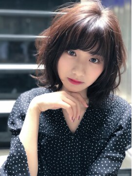 クーエフー(coo et fuu) 【表参道】厚めバングのレイヤーボブをふわふわに♪藤沢2