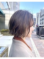 ヘアーメイクオズ(hair make O/S)&nbsp;くせ毛を生かす☆ハイライトボブ☆
