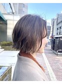 くせ毛を生かす☆ハイライトボブ☆