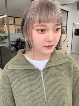 アンドスタイル(&style) 【大名店　江藤】アイスグレージュ　ケアブリーチ