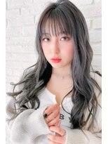 ステラ 川口東領家店(STELLA)&nbsp;グレーベージュ×華やかロング