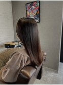 自然ストレートパーマ