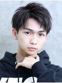 ショートセンターパート【ツーブロック刈り上げ】