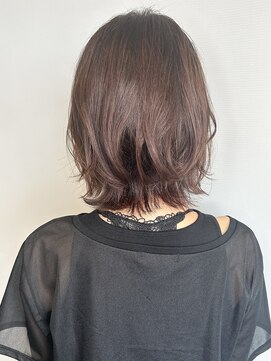 ヘアデザイン アンジェロカフェ(Hair Design Angelo cafe) 艶髪テラコッタカラー