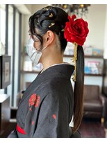 イグルー(igloo)&nbsp;卒業式ヘアアレンジ　デザインミドルポニー