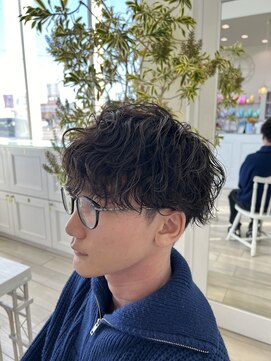 タブー 岐阜店(TABOO) メンズマッシュ波巻きスパイラルミックスパーマ