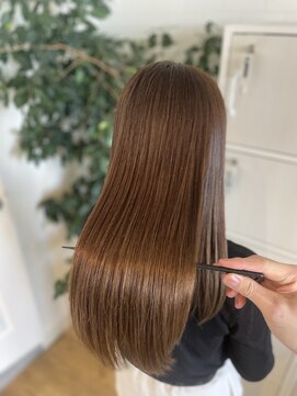 グリーンルームセカンド 結城店(GREEN ROOM. 2nd) 縮毛矯正　髪にドラマを