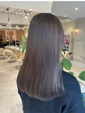 ミズチャーム(Ms.CHARM) 丸みロング/暗髪/ダークブラウン