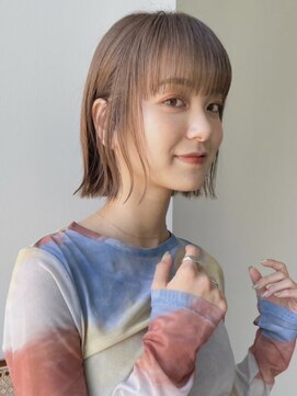 ディッセンバー 渋谷(December) ボブ×透明感ミルクティーグレージュ渋谷