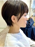 30代40代50代大人ナチュラルレイヤーショートボブ