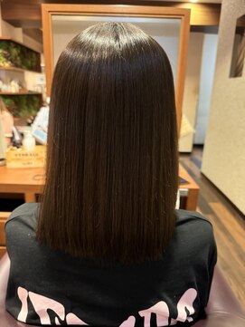 ヘアーアンドビュー ティーリタ 蕨(RITA) []サラ艶縮毛矯正[]